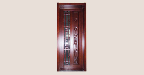 黑山卧室门选红木门中式风格还是白色好