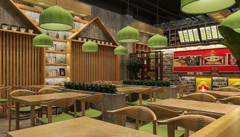 黑山如何设计中式快餐店打造中式风味